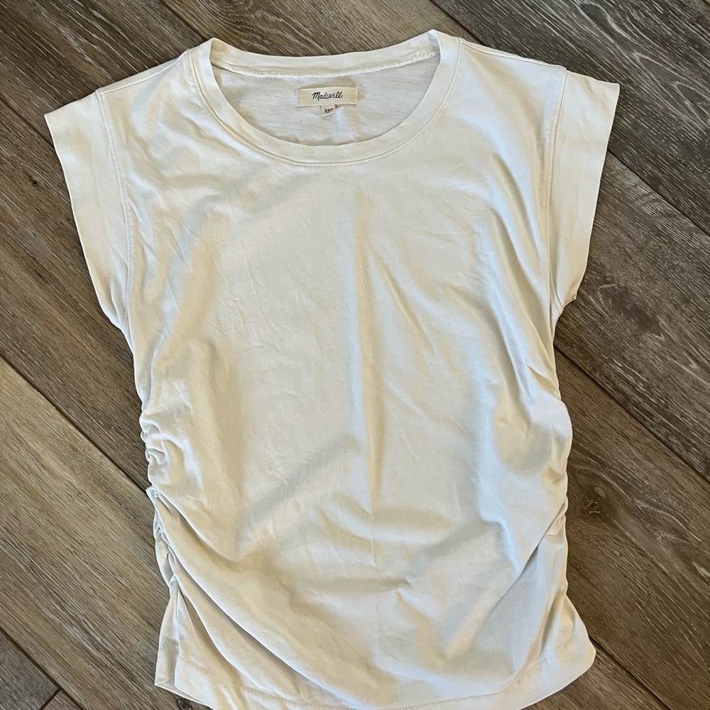 Madewell Side-Cinch Muscle Tee - Picture 7 of 14